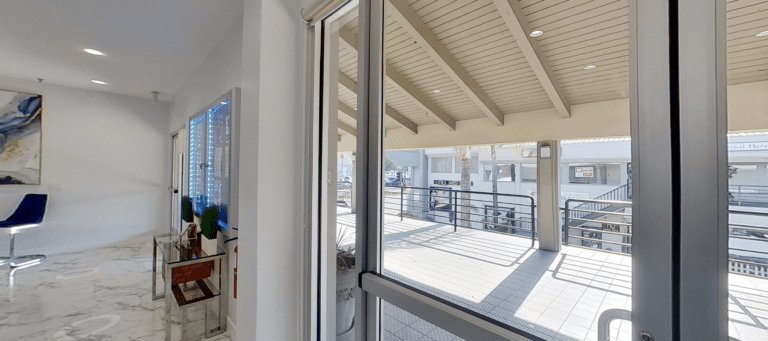 Montare IOP courtyard in Encino, California